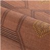 Ethnic diamond wallpaper with mottled silk look · Casamance Racines 78190712
