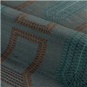 Papel pintado ánforas bordadas sobre seda · Casamance Racines 78190814