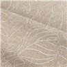 Tapete mit gestickten Blättern in Juteoptik · Casamance Racines 78201018