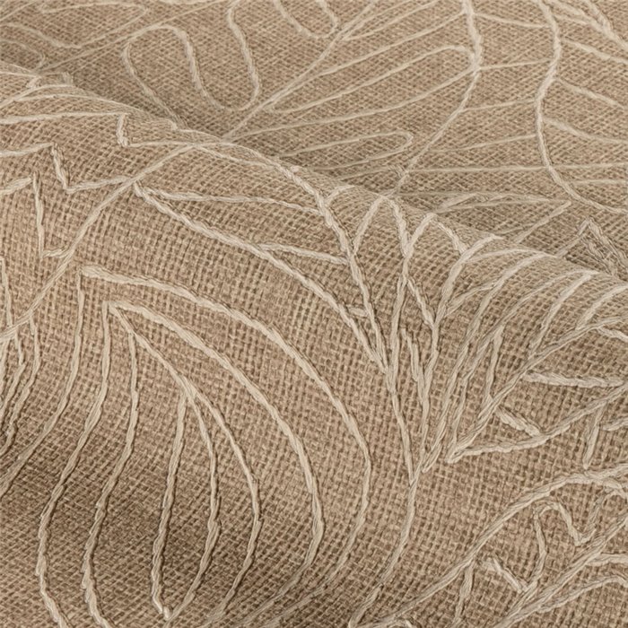 Papel pintado follaje lineal de fibra natural · Casamance Racines 78201120