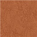 Papel pintado ramaje bordado tono terracota · Casamance Racines 78201324
