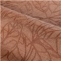 Papel pintado ramaje bordado tono terracota · Casamance Racines 78201324