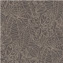 Zweifarbige Zweig Tapete auf Jute Textur · Casamance Racines 78201426