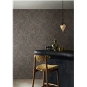 Two-tone branch wallpaper on jute texture · Casamance Racines 78201426