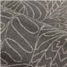 Papel pintado ramas bicolor textura yute · Casamance Racines 78201426