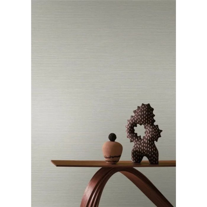 Papel pintado sisal gris claro efecto fibra · Casamance Racines 78212548