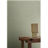 Papier peint sisal vert à trame textile · Casamance Racines 78212752