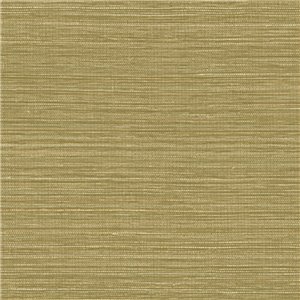 Wallpaper green sisal effect with vegetal fibre look