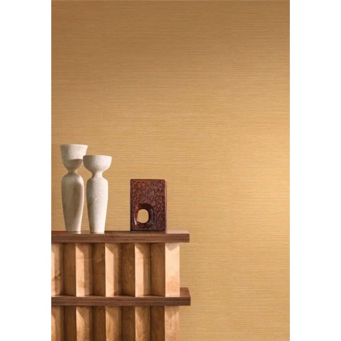 Honey wallpaper with japandi sisal effect · Casamance Racines 78212956