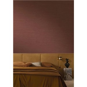 Cedar red sisal effect textile wallpaper 2