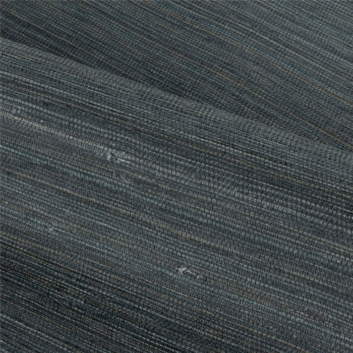 Papier peint bleu marine effet fibre végétale · Casamance Racines 78213364