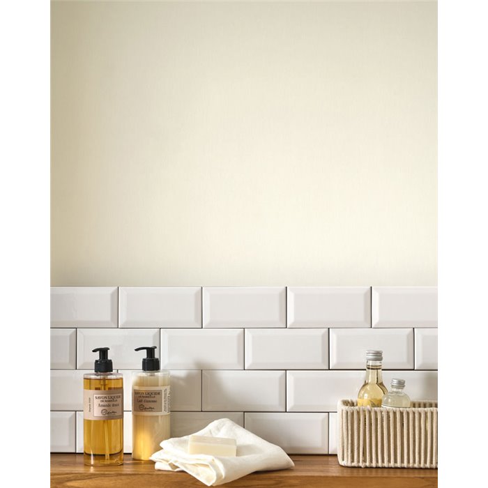 Papier peint fibre végétale blanc · Casadeco Hansan 202520123