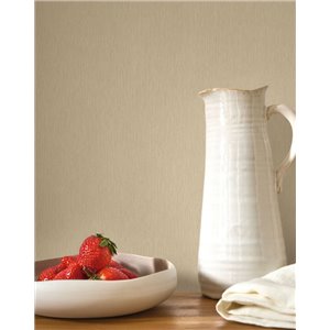 Papel pintado textil beige efecto ramio 2