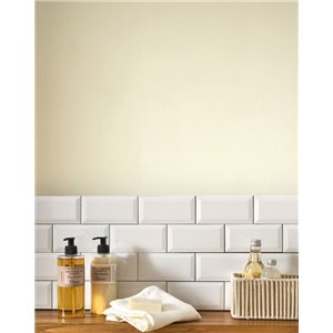 Papel pintado blanco efecto textil ramio 2