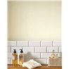 Papier peint blanc effet textile ramie · Casadeco Hansan 202522000