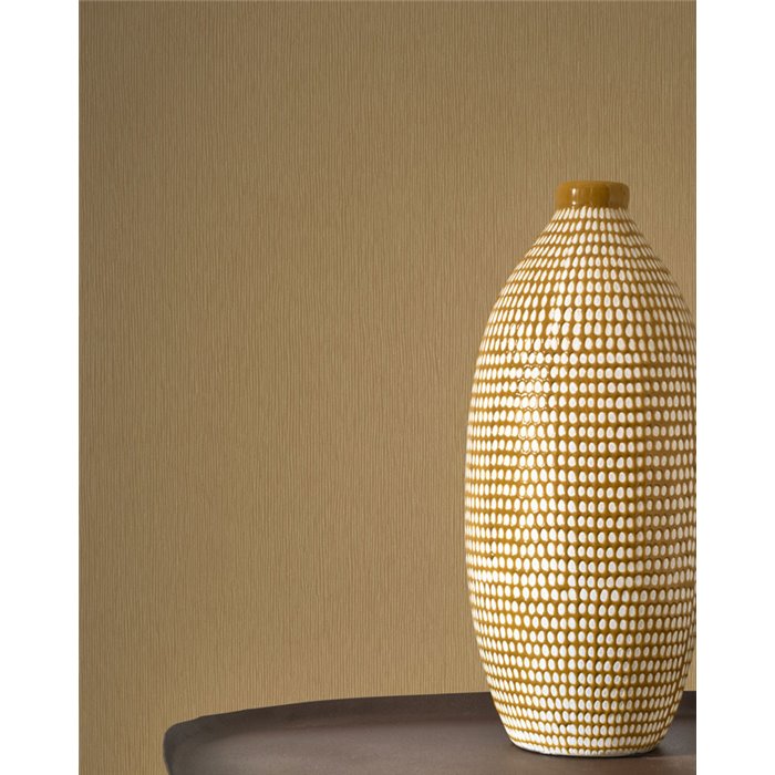 Wallpaper yellow ramie textile effect · Casadeco Hansan 202522432