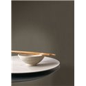 Papier peint marron fibre végétale rayée · Casadeco Hansan 202522830