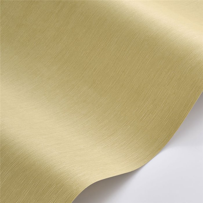 Wallpaper yellow striped textile look · Casadeco Hansan 202522909