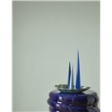 Papel pintado azul efecto textil rayado · Casadeco Hansan 202526150