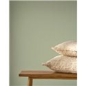 Papier peint vert effet textile faux uni · Casadeco Hansan 202527365