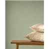 Green textile effect wallpaper with plain look · Casadeco Hansan 202527365