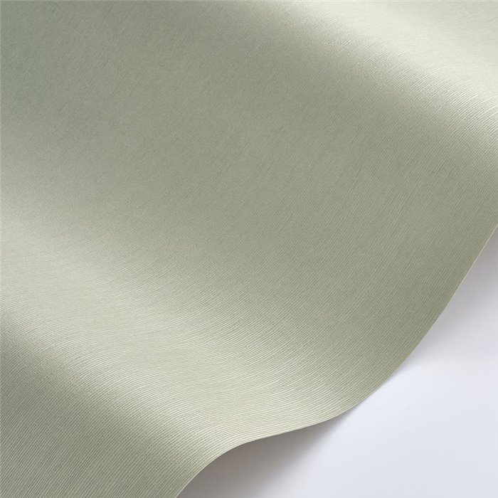 Papier peint vert strié fibre végétale · Casadeco Hansan 202527681