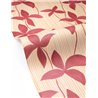 Papel pintado rojo de flores y rayas · Caselio Solstice 107902851