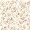 Papel pintado rosa con flores bordadas · Caselio Solstice 107910814
