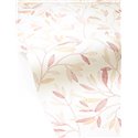Papier peint rose à fleurs brodées · Caselio Solstice 107910814