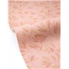 Papier peint terracotta à fleurs brodées · Caselio Solstice 107914838