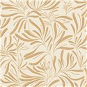 Papel pintado marrón de hojas minimalistas · Caselio Solstice 107922153