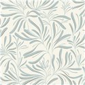 Papel pintado azul de hojas minimalistas · Caselio Solstice 107926047