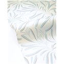 Tapete blau mit minimalistischen Blättern · Caselio Solstice 107926047
