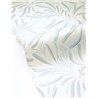 Wallpaper with blue minimalist leaves · Caselio Solstice 107926047