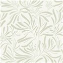 Papel pintado verde de hojas minimalistas · Caselio Solstice 107927039