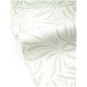 Papel pintado verde de hojas minimalistas · Caselio Solstice 107927039