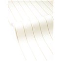 White wallpaper with fine two-tone stripes · Caselio Solstice 107930181
