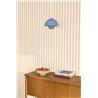 Wallpaper beige and brown with double stripes · Caselio Solstice 107932147