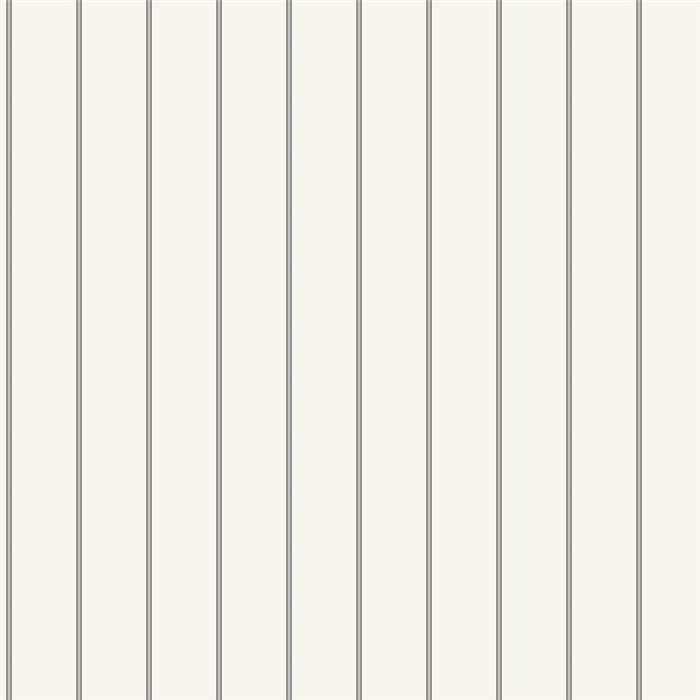 Wallpaper white and brown with double stripes · Caselio Solstice 107936139