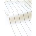 Wallpaper white and brown with double stripes · Caselio Solstice 107936139