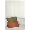 Papel pintado blanco y verde de rayas dobles · Caselio Solstice 107937758