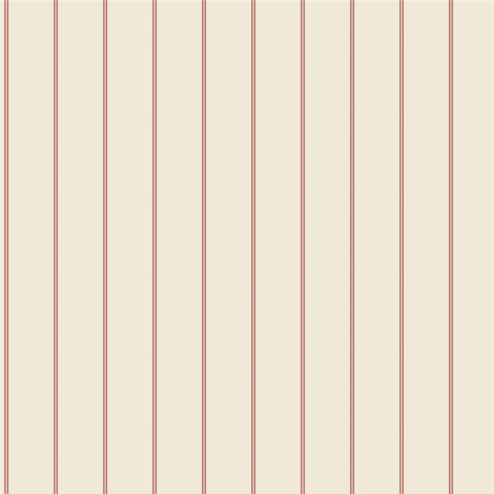 Papier peint beige et rouge à rayures doubles · Caselio Solstice 107938128