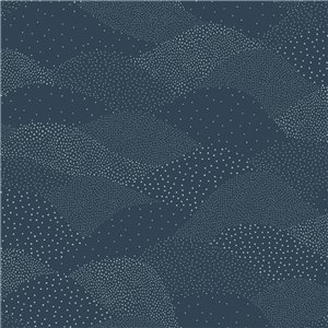 Papier peint paysage abstrait bleu