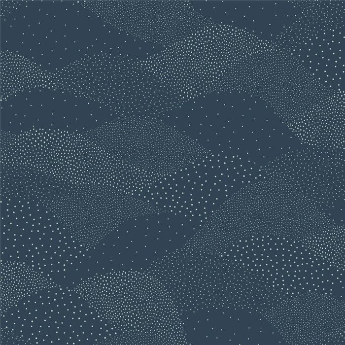 Papel pintado paisaje abstracto azul · Caselio Solstice 107946085