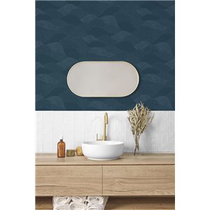 Papel pintado paisaje abstracto azul 2