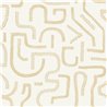 Wallpaper beige abstract labyrinth