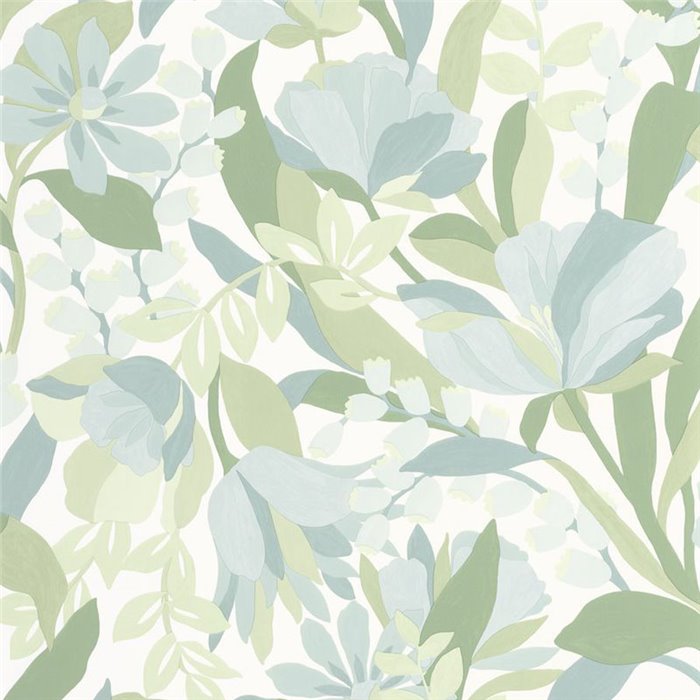 Papel pintado floral en tonos pastel · Caselio Solstice 107966743