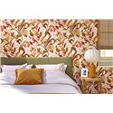Papel pintado floral multicolor estilo retro · Caselio Solstice 107968491