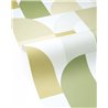 Green retro geometric wallpaper · Caselio Forma 107847070