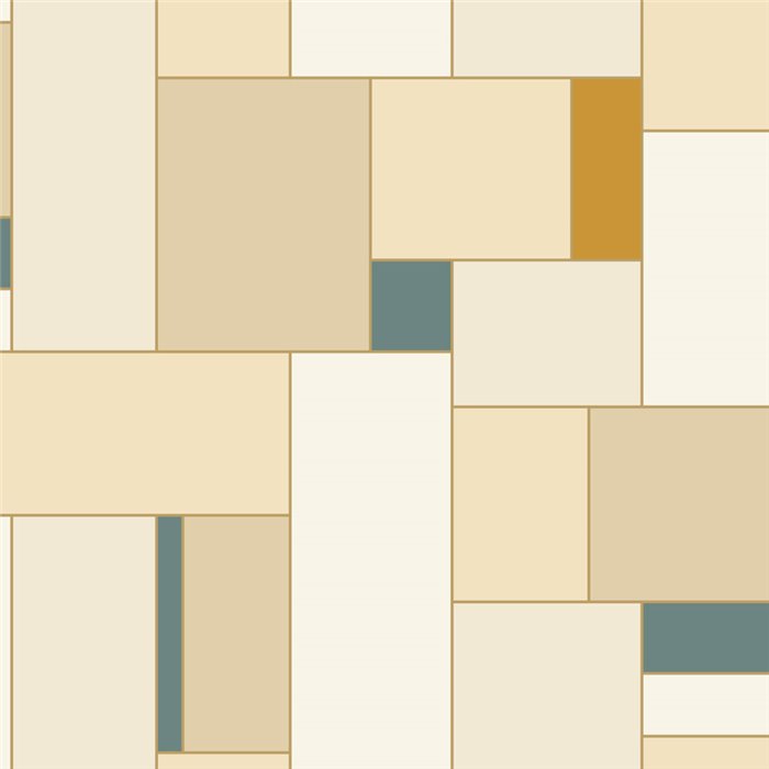 Multicoloured geometric mosaic wallpaper · Caselio Forma 107851060
